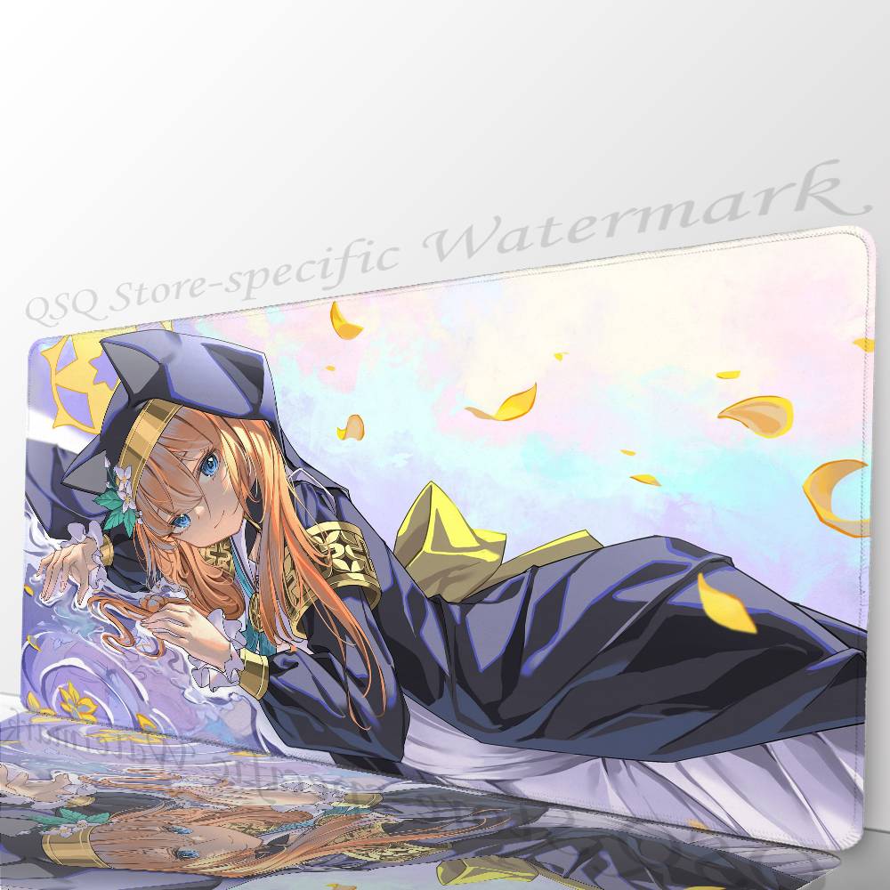 Iochi Mari Anime B-blue Archive Mousepad Non-slip Suitable For Office Computers Laptops E-sports Game Desk Mats XXL Keyboard