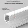 Single-Sided Upward-Emitting Recessed Linear Light - Double Eyelid Aluminum Channel