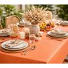Damask Paper Tablecloth 1.18 X 5 M Terracotta