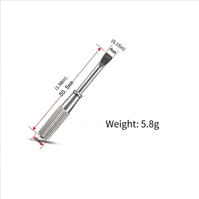 Pack Of 4 Carbon Steel Precisions Screwdrivers Set Professional Design For Watch And Bracelet Repair With Antislip Grip