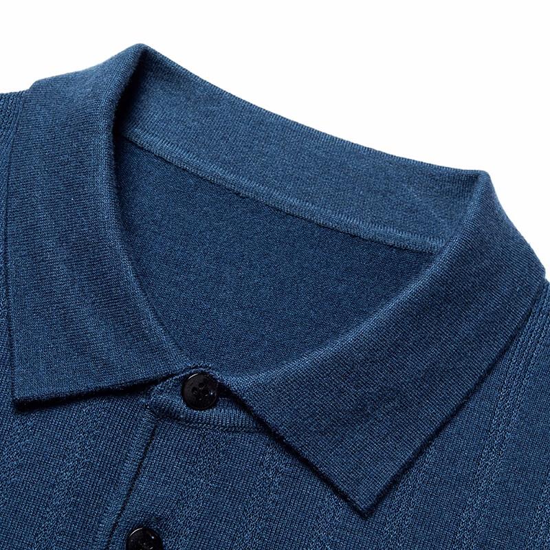 Yiliteng Herren Strickpullover mit Polokragen