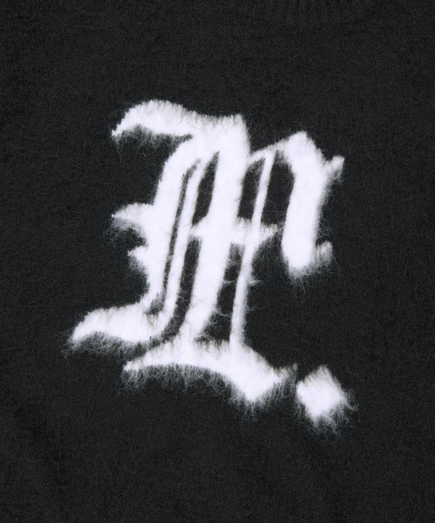 LMC Gothic Logo Brush Round Knit Black