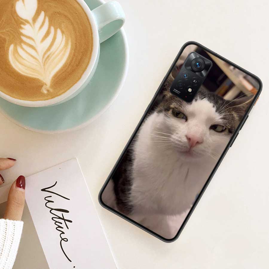 Haustier Katze Lustige Memes Handyhülle Für Redmi 13C 14C Note 13 14 Pro 5G Plus 12 12C 10 10A 10C 9 9A 9C 9T 8 8A K70 Pro Xiaomi Hülle S