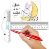 T Square Ruler Clear Acrylic T Shape Ruler Clear Transparent In Both Inches and Metric Measurements Straight Ruler Tool