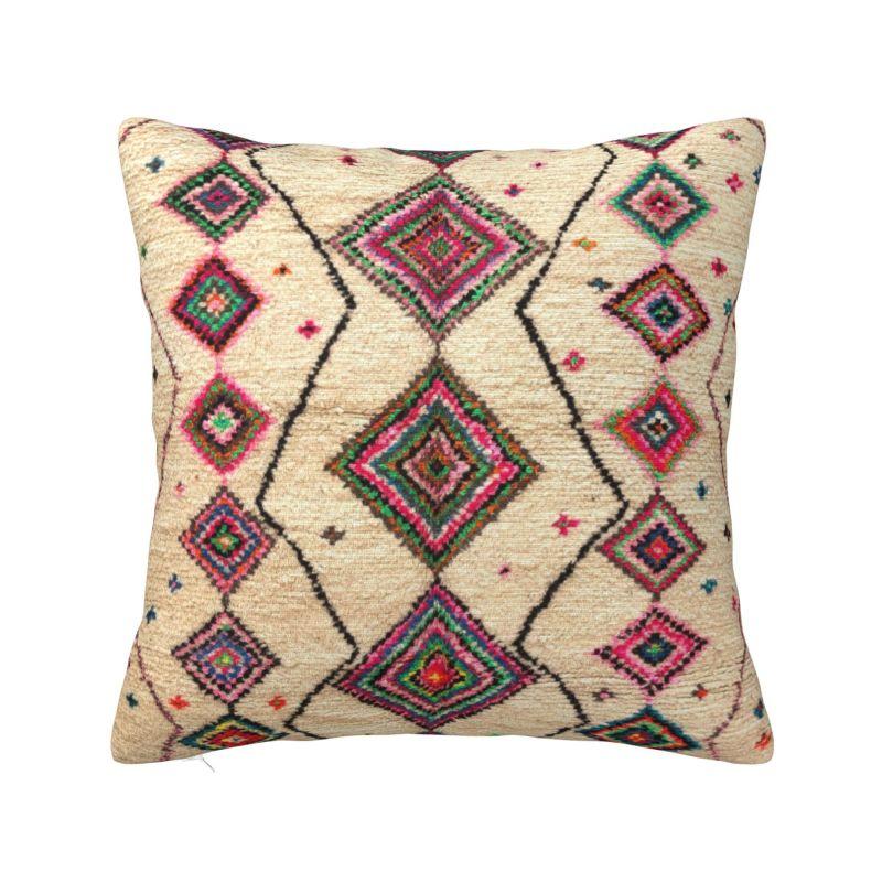 Custom Oriental Traditional Moroccan Turkish Style Pillow Decoration Luxury Bohemian Cushion Decoration Salon Square Pillowcase