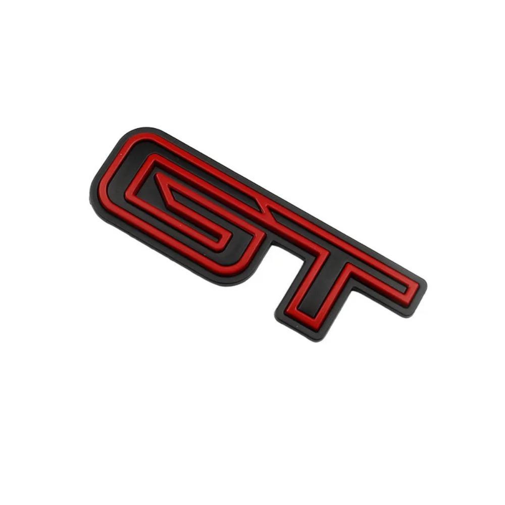 1Pc 3D GT Logo Sticker for M Ustang Mach-E Door Trunk GT Zinc Alloy Creative Emblem Badge Stickers Car Modification Accessories