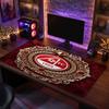 Aberdeen FC Themenmuster Mauspads, Fußball Logo Design XXL Gaming Schreibtischmatte Rutschfeste Computer-Mauspad