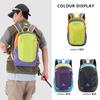 Schoolbag new 1011 contrasting color casual backpack high value schoolbag female student simple and lightweight outdoor travel bag
