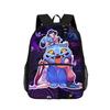 KPop DemonHunters Children's Backpack with Front Pocket, 16-inch Patch Pocket Backpack KTB