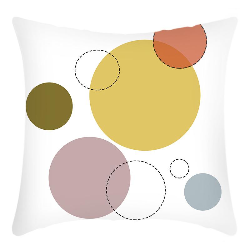 New Art Abstract Print Letter Print Pillowcase Home Sofa Cushion Cover