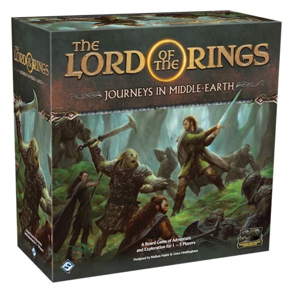 The Lord of the Rings Strategy Board Game by Fantasy Flight Games Cooperative Adventure for Ages Minutes Playtime - 1-5 Players, 14+, 60+