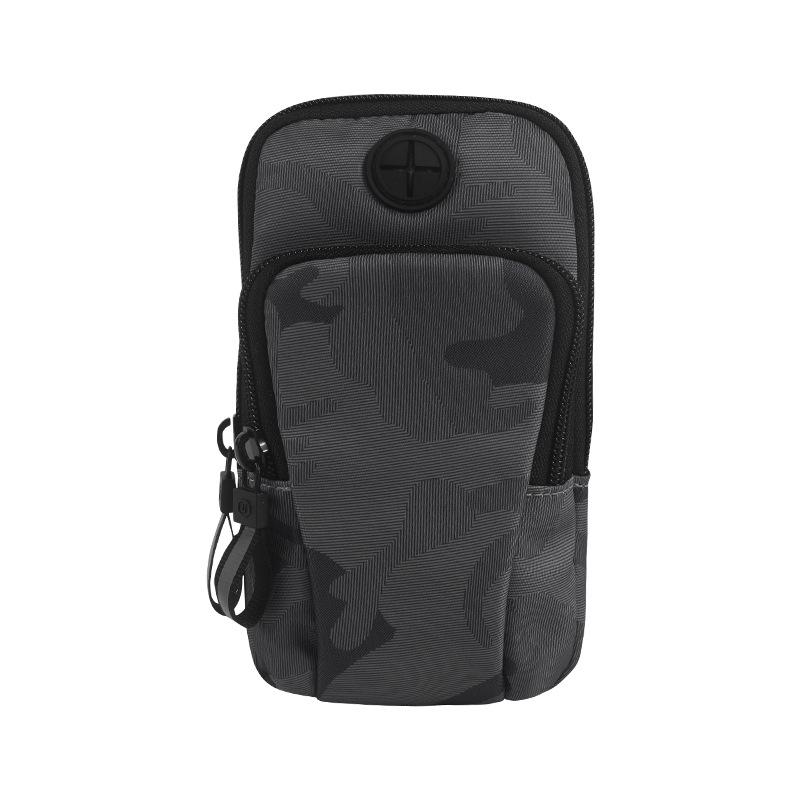 

Товары для спорта на открытом воздухе Водонепроницаемая сумка для мобильного телефона Фитнес-бег Спортивная сумка на запястье Нарукавная повязка 18x10x2.5cm чёрный