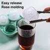 Rose Ice Cube Mold Food Grade Silicone Tray for Cocktails Whiskey Bourbon Easy Release BPA Free Ice Cube Maker