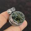 Copper Seraphinite Pendant Handmade Jewelry Gemstone Vintage Pendant 925 Sterling Silver Pendant Ethnic Jewelry Gift For Him Amazing Pendant
