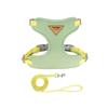 Mesh Dog Harness and Leash Set Breathable Dog Chest Straps  Prevent Breakout