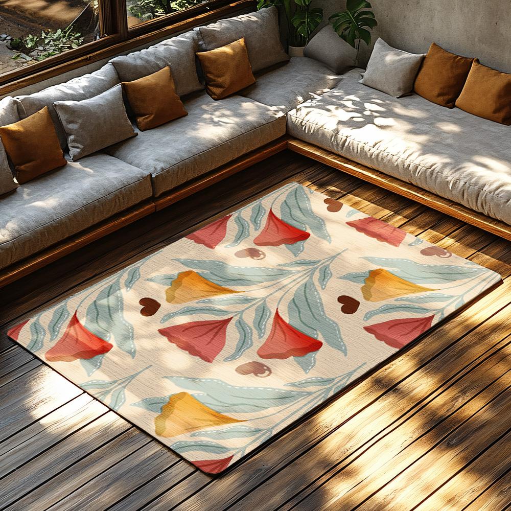 Cozy Farmhouse Doormat Indoor Outdoor Rug Washable Entryway Mat Welcome Home Decor Floral Pattern Non Slip Floor Mat Stylish Hom