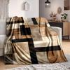 1Pc Abstract Geometric Blanket Soft And Comfortable Casual Warm Camping Travel Christmas Halloween Xmas Gift M92825