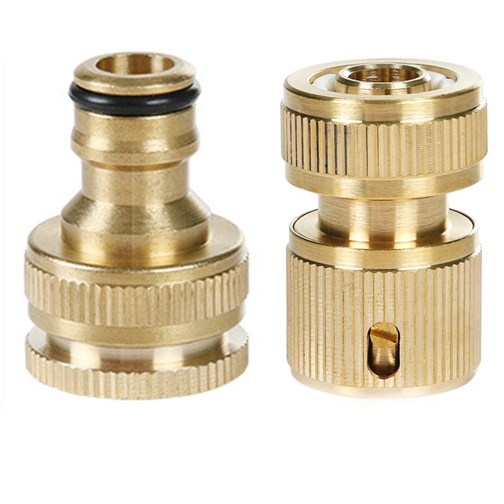 Faucet Nipple Faucet Hose Joint Faucet Connector Sprinkler Nipple 1/2 and 3/4 Inch Suitable