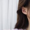 Design Fashion Jewelry 14K Real Gold Plating AAA Zircon Multiple Star Earrings Elegant Women's Wedding Party Earrings