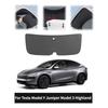 For Tesla Model Y Juniper Model 3 Highland Trunk Tailgate Protection Pad Rear Trunk Door PU Leather Anti Fouling Protection Pad