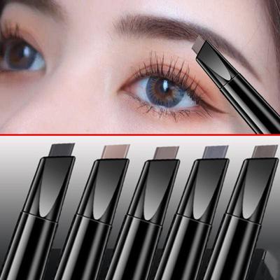 Lápiz de cejas de doble cabeza, duradero, resistente al agua, maquillaje de cejas de larga duración, cosmético potenciador de cejas