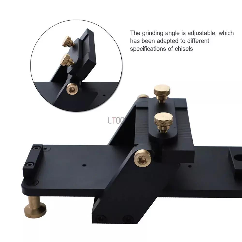 Manual Knife Sharpener with Adjustable Angle - Precision Tool for Wood Chisels, Carving Knives & Planes (Durable, Easy Setup)