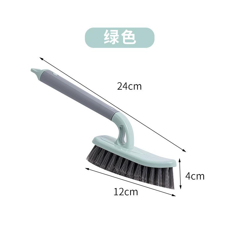 Household Supplies Slotted Floor Brush Bathroom Brush Cleanable Right-angle Wall Scrubbing Toilet Floor Tile Cleaning Brush