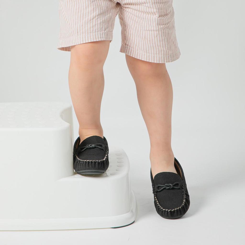 2025 Spring Kids' Suede Slip-on Loafers - Casual Style
