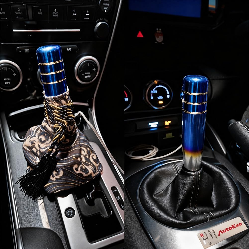 Shift made of aluminum mirror compatible with and M12 for automatic and manual transmission custom knob, 130mm, alloy, finish, M8, M10, bolts,