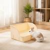 Kaninchen-Katzentoilette mit Gitter Stabil für Kaninchen