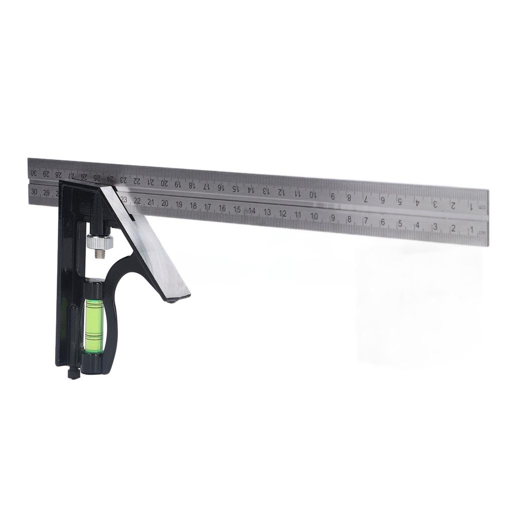 Combination Ruler 2Pcs Combination Ruler Multifunctional Stainless Steel Precise Measuring Equipment Combination Ruler 2Pcs Combination Ruler Multifunctional Stainless Steel Precise Measuring Equipment