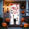 Clear Halloween Window Clings Blood Stickers, Patterns Waterproof And Scratch-Resistant PVC Decals, Removable Stickers for Home Living Room