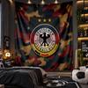Wandbehang Teppich Deutschland Fußball Druck Stoff für Wohnzimmer Schlafzimmer Heimdekoration