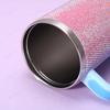 Rhinestone 40oz Stainless Steel Insulated Car Cup with Handle