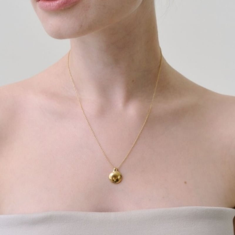 Gesalzene Mini-Knopf-Halskette