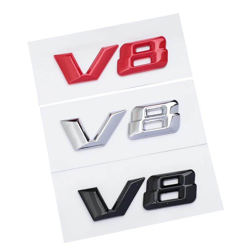 3D ABS Chrome Letters Car Fender Badge Sticker V12 V8 Emblem Logo For Mercedes Maybach S600 W222 S500 W140 CL600 M275 CLS63