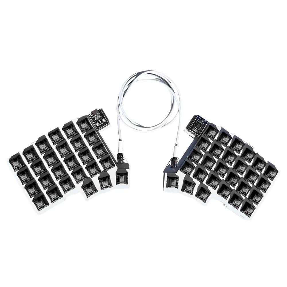 Split Keyboard Wired Ergonomics Keyboard Hot Swap Programmable Keyboard Support QMK/VIAL Left Right Hand Keyboard for PC
