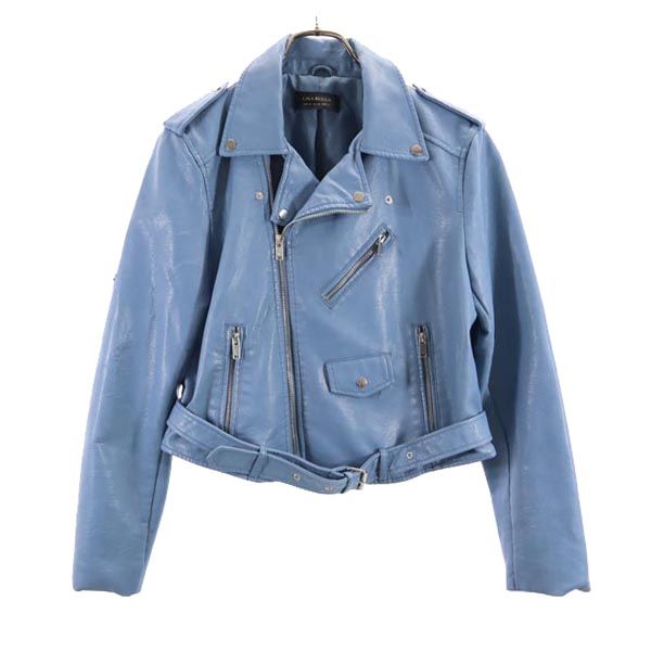 LIKA RULLA Riders jacket XL Blue Women Used