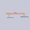 S925 Sterling Silver Handmade Threaded Buckle Earring Pendant Clasp with Through-hole 9-Shaped Needle Accessories