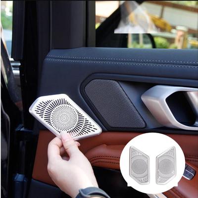 Auto Styling Hinten Türgriff lautsprecher Abdeckung Horn Trim Abdeckung Für BMW X5 G05 X6 G06 X7 G07 -2022 auto Innen