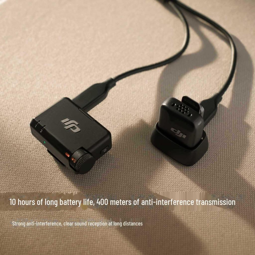 DJI Mini Drahtloses Mikrofon: Professionelle Klangqualität, Geräuschunterdrückung, Ideal für Live-Übertragungen und Aufnahmen.
