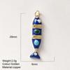 Eco-friendly Colored Enamel Fish DIY Charms Jewelry Making Accessories for Earrings Bracelet Necklace Craft