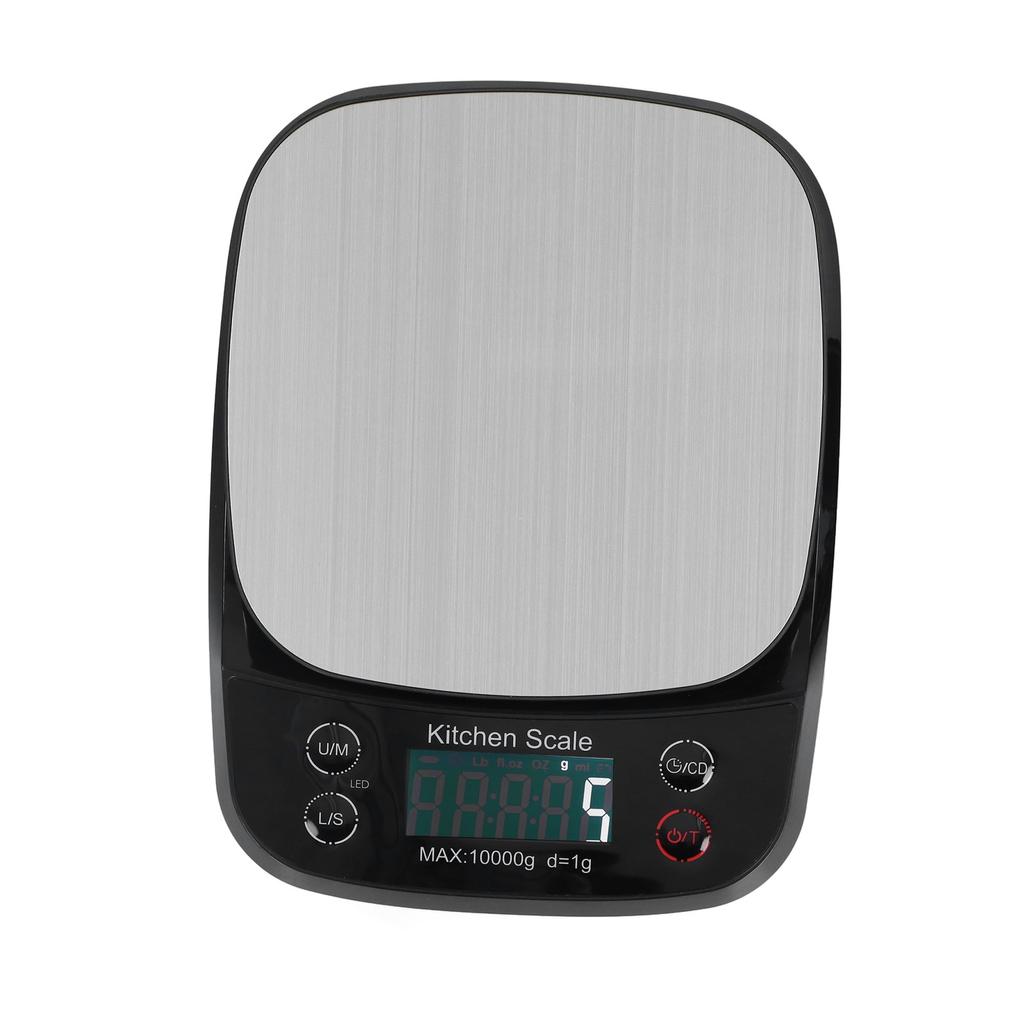 Kitchen Digital Scale Household Stainless Steel Rechargeable Baking Scale for Weighing Food