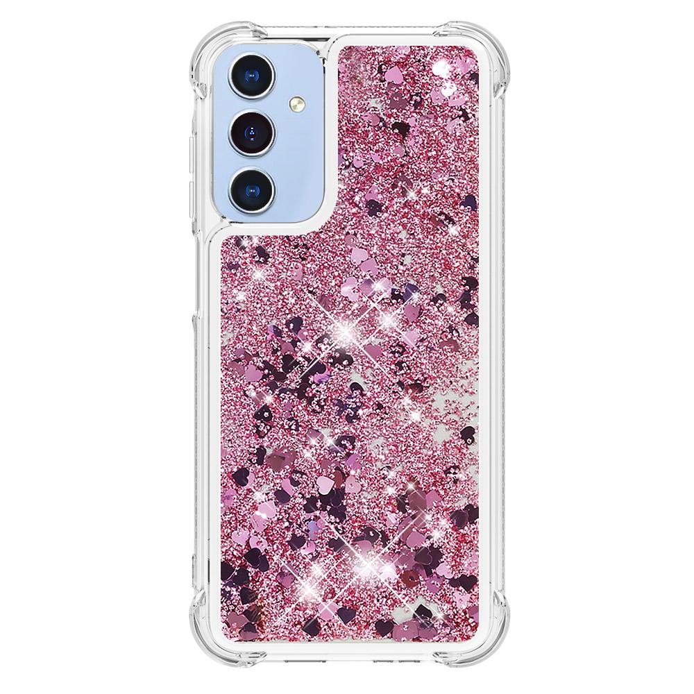 

For Samsung Galaxy A26 5G TPU Case Glitter Quicksand Shockproof Phone Back Cover Blue/Pentagram