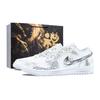 Air Jordan 1 Silver Saddle Odzwierciedla Konia Odporne na Ścieranie Niskie Vintage Buty Koszykarskie Męskie 553558-400(Zespół836-)
