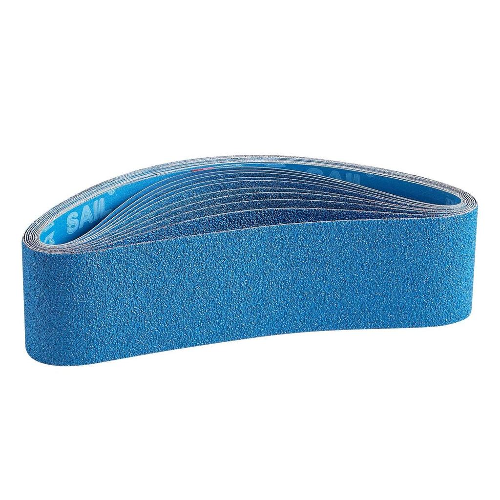 Sanding Belts, 100 x 915mm Belt Sander Sanding Belts, 10PCS (2 of Each 40 60 80 120 240 Grits) Zirconia for Knife Sharpening, Metal Polishing,