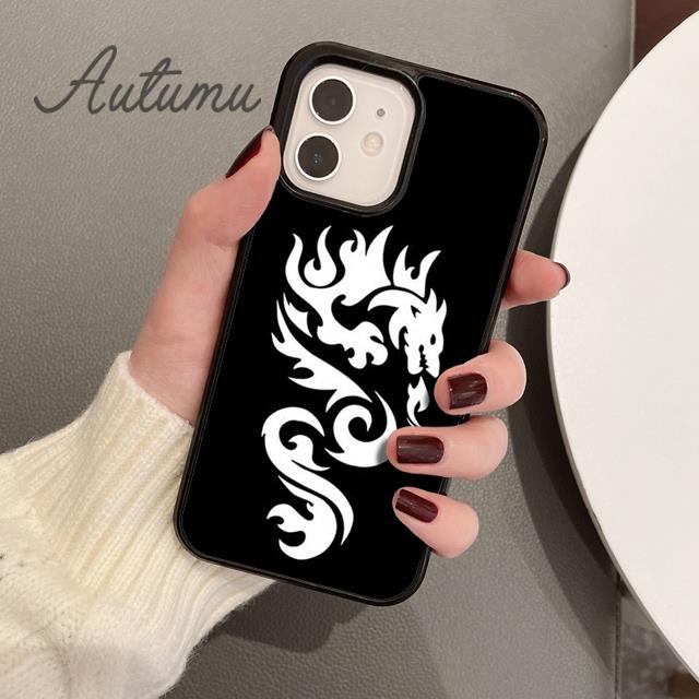 

Чехол для телефона с драконом для iPhone 11 12 13 14 Pro Max mini X XR XS SE 2020 5 6S 7 8 Plus Samsung Galaxy S21 S22 Cover shell iPhone 11pro max