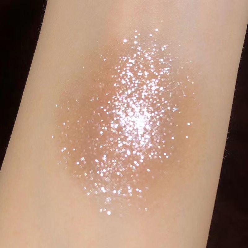 Monochrome Highlighter Amethyst Pink Glitter Brighten Shiny Eyes Makeup Mashed Potatoes Texture Diamond Eyeshadow Palette