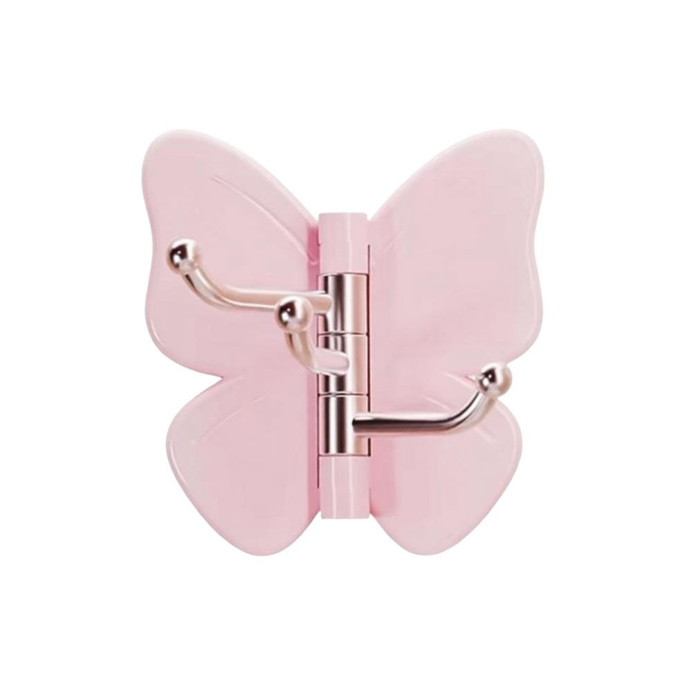 1/4PCS Plastic Butterfly Wall Hook Waterproof Adhesive Wall Hook  Kitchen Bathroom Storage