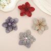 Large Rhinestone Hair Clip Barrettes Spring Clips Retro Flower Hair Clip  Women